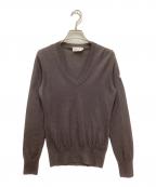 MONCLERモンクレール）の古着「Vネックニット」｜ブラウン