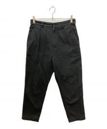 COMME des GARCONS HOMME（コムデギャルソン オム）の古着「コットンツイルパンツ」｜ブラック