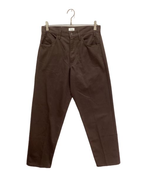 CIOTA（シオタ）CIOTA (シオタ) スビンコットンポリエステルツイル 5Pパンツ ブラウン サイズ:4の古着・服飾アイテム