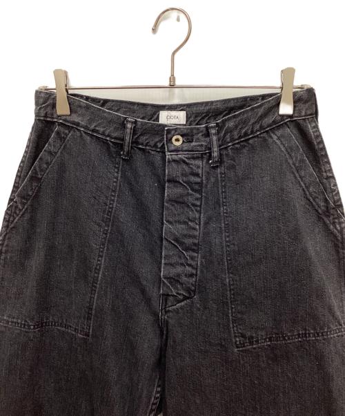 CIOTA（シオタ）CIOTA (シオタ) DENIM BAKER PANTS/デニムベイカーパンツ ブラック サイズ:4の古着・服飾アイテム