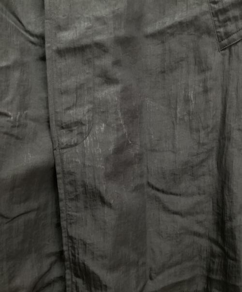 Y's for men（ワイズフォーメン）Y'S for men (ワイズフォーメン) ビッグシルエットナイロンコート ブラック サイズ:Lの古着・服飾アイテム