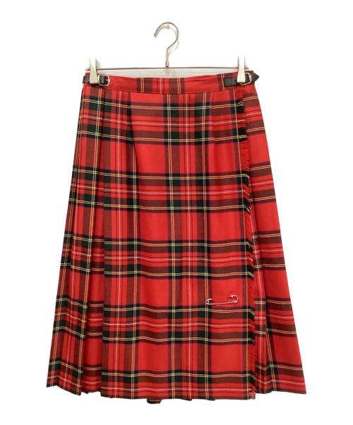 O'NEIL OF DUBLIN（オニールオブダブリン）O'NEIL OF DUBLIN (オニールオブダブリン) チェックスカート レッド サイズ:us10の古着・服飾アイテム