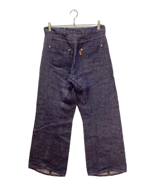 DEPT（デプト）DEPT (デプト) Hemp wide denim/ヘンプワイドデニムパンツ インディゴ サイズ:1の古着・服飾アイテム