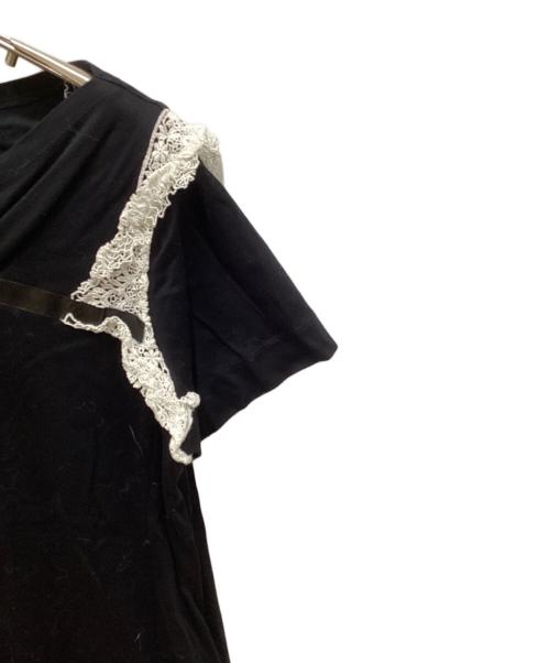 FACETASM（ファセッタズム）FACETASM (ファセッタズム) レース切替ワンピース ブラック サイズ:2の古着・服飾アイテム