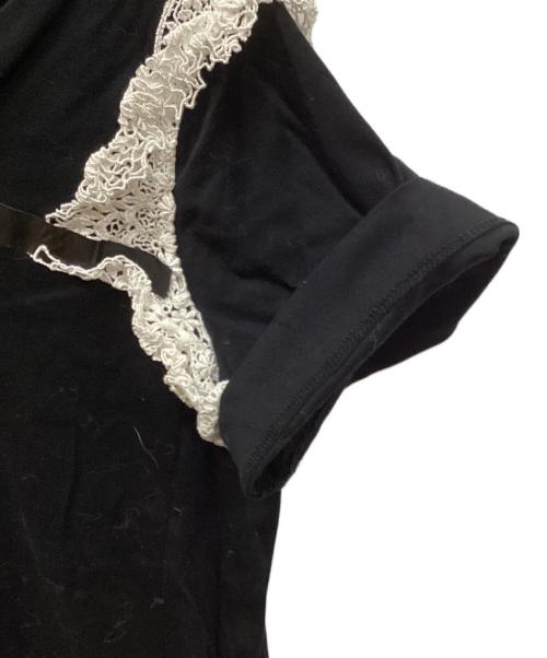 FACETASM（ファセッタズム）FACETASM (ファセッタズム) レース切替ワンピース ブラック サイズ:2の古着・服飾アイテム