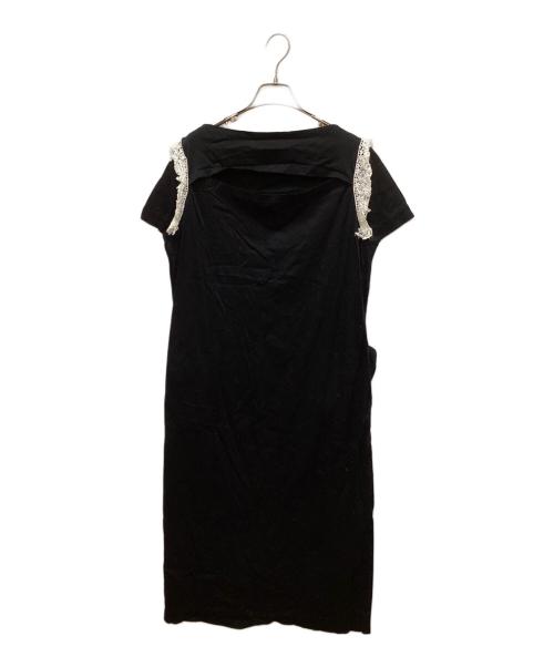 FACETASM（ファセッタズム）FACETASM (ファセッタズム) レース切替ワンピース ブラック サイズ:2の古着・服飾アイテム