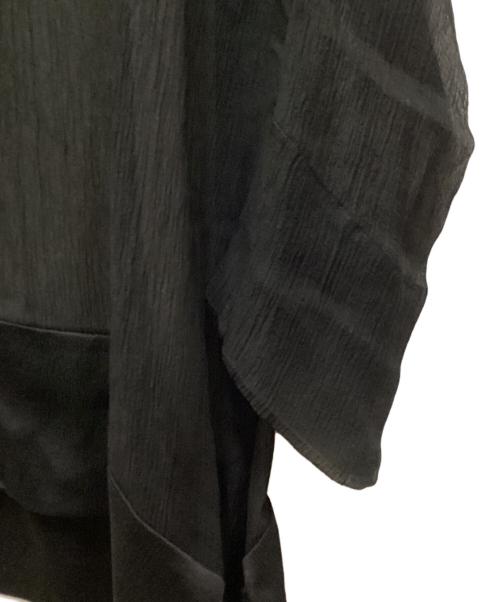 GIORGIO ARMANI（ジョルジョアルマーニ）GIORGIO ARMANI (ジョルジョアルマーニ) シアーシャツ ブラック サイズ:表記なしの古着・服飾アイテム