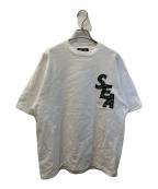 WIND AND SEAウィンダンシー）の古着「ペイズリーロゴTシャツ」｜ホワイト