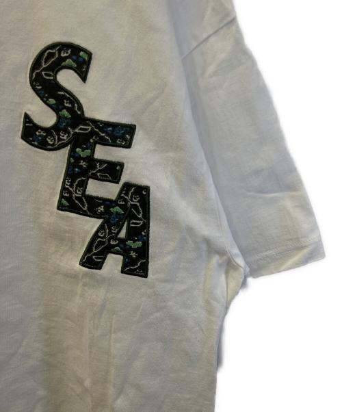 WIND AND SEA（ウィンダンシー）WIND AND SEA (ウィンダンシー) ペイズリーロゴTシャツ ホワイト サイズ:Lの古着・服飾アイテム