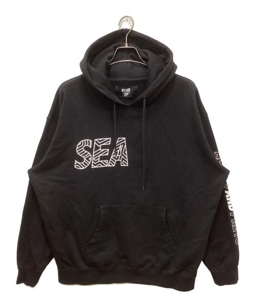 WIND AND SEA（ウィンダンシー）WIND AND SEA (ウィンダンシー) ALBINO&PRETO (アルビノ&プレト) ロゴスウェット ブラック サイズ:Lの古着・服飾アイテム