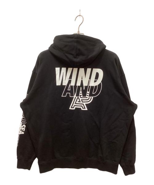WIND AND SEA（ウィンダンシー）WIND AND SEA (ウィンダンシー) ALBINO&PRETO (アルビノ&プレト) ロゴスウェット ブラック サイズ:Lの古着・服飾アイテム