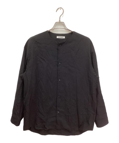 ATTACHMENT（アタッチメント）ATTACHMENT (アタッチメント) ノーカラーシャツ ブラック サイズ:3の古着・服飾アイテム