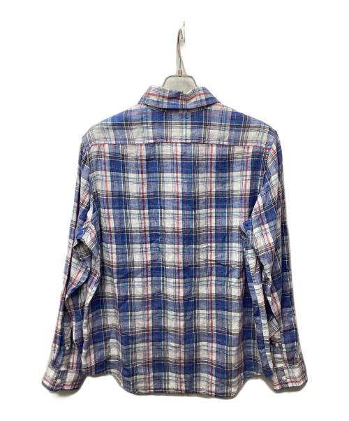 L.L.Bean（エルエルビーン）L.L.Bean (エルエルビーン) リネンシャツ ブルー サイズ:Lの古着・服飾アイテム
