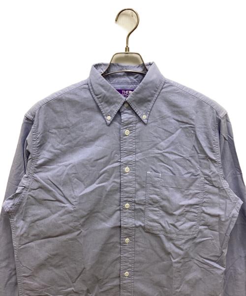THE NORTHFACE PURPLELABEL（ザ・ノースフェイス パープルレーベル）THE NORTHFACE PURPLELABEL (ザ・ノースフェイス パープルレーベル) Button Down Field Shirt(ボタンダウンフィールドシャツ) ブルー サイズ:M 未使用品の古着・服飾アイテム