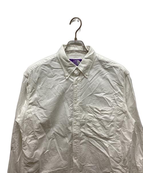 THE NORTHFACE PURPLELABEL（ザ・ノースフェイス パープルレーベル）THE NORTHFACE PURPLELABEL (ザ・ノースフェイス パープルレーベル) Button Down Field Shirt(ボタンダウンフィールドシャツ) ホワイト サイズ:Mの古着・服飾アイテム