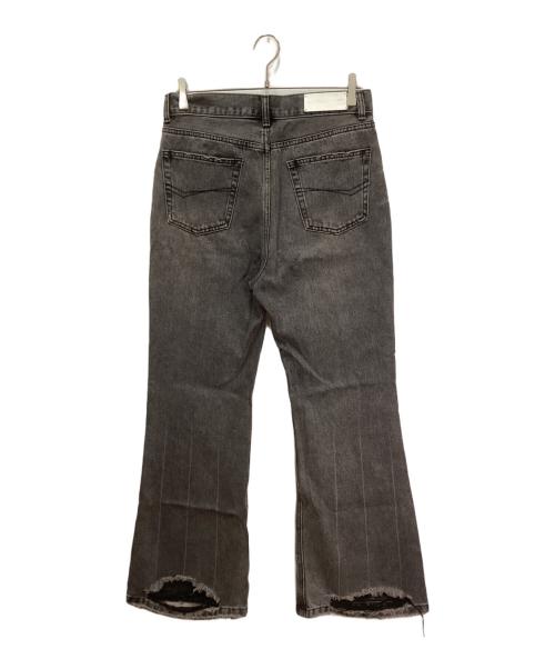 MIJKO（ミコ）mijko (ミコ) フレアデニム ブラック サイズ:Mの古着・服飾アイテム
