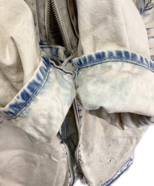 MAISON SPECIAL（メゾンスペシャル）MAISON SPECIAL (メゾンスペシャル) Multiway Denim Coat/マルチウェイデニムコート ホワイト×インディゴ サイズ:FREEの古着・服飾アイテム