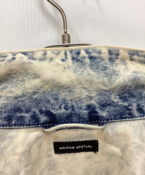 MAISON SPECIAL（メゾンスペシャル）MAISON SPECIAL (メゾンスペシャル) Multiway Denim Coat/マルチウェイデニムコート ホワイト×インディゴ サイズ:FREEの古着・服飾アイテム