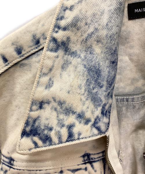 MAISON SPECIAL（メゾンスペシャル）MAISON SPECIAL (メゾンスペシャル) Multiway Denim Coat/マルチウェイデニムコート ホワイト×インディゴ サイズ:FREEの古着・服飾アイテム