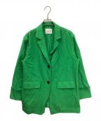 Ameriアメリ）の古着「ネップ生地リラックステーラード」｜グリーン