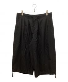 GROUND Y（グラウンドワイ）の古着「Gabardine Balloon Pants(ギャバジンバルーンパンツ)」｜ブラック