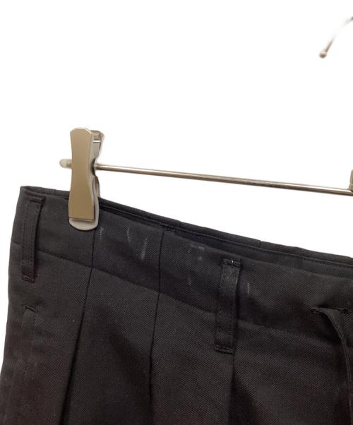 GROUND Y（グラウンドワイ）GROUND Y (グラウンドワイ) Gabardine Balloon Pants(ギャバジンバルーンパンツ) ブラック サイズ:3の古着・服飾アイテム