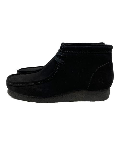 CLARKS（クラークス）CLARKS (クラークス) Wallabee Boot Black Suede/ワラビーブーツ　ブラックスエード ブラック サイズ:US8の古着・服飾アイテム