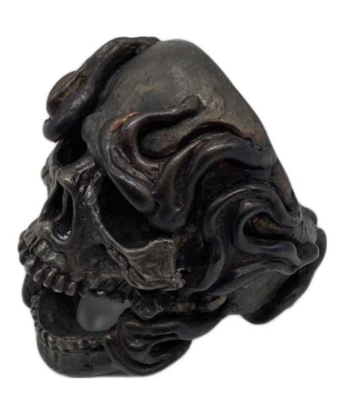 13 LUCKY MONKEY（13 ラッキー モンキー）13 LUCKY MONKEY (13 ラッキー モンキー) Ghost Rider Skull Rings サイズ:20号の古着・服飾アイテム