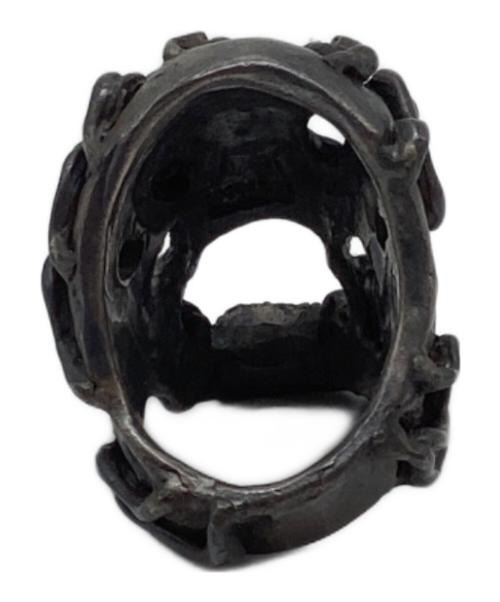 13 LUCKY MONKEY（13 ラッキー モンキー）13 LUCKY MONKEY (13 ラッキー モンキー) Ghost Rider Skull Rings サイズ:20号の古着・服飾アイテム