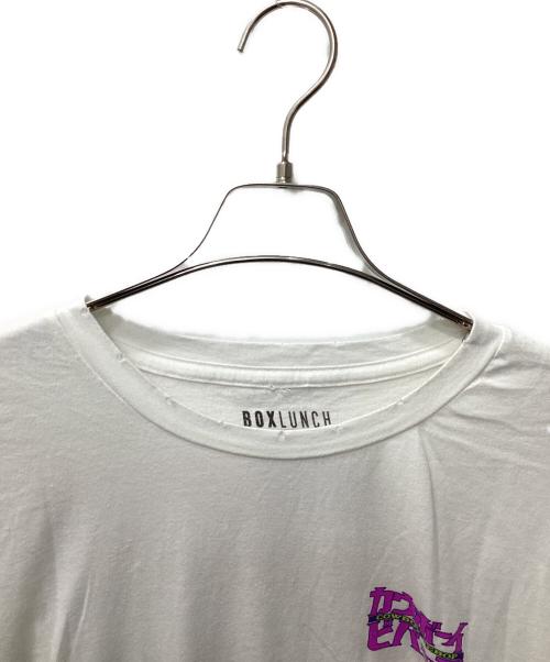 BOX lunch（ランチボックス）BOX lunch (ランチボックス) アニメプリントTシャツ ホワイト サイズ:Lの古着・服飾アイテム