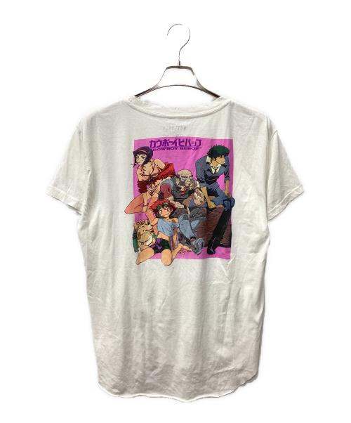 BOX lunch（ランチボックス）BOX lunch (ランチボックス) アニメプリントTシャツ ホワイト サイズ:Lの古着・服飾アイテム