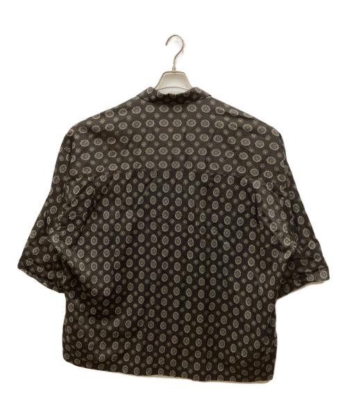 MAISON SPECIAL（メゾンスペシャル）MAISON SPECIAL (メゾンスペシャル) 総柄オーバーサイズシャツ ブラウン サイズ:02の古着・服飾アイテム