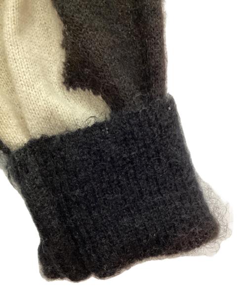 MAISON SPECIAL（メゾンスペシャル）MAISON SPECIAL (メゾンスペシャル) 総柄ニット ブラック サイズ:46の古着・服飾アイテム