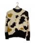 MAISON SPECIAL（メゾンスペシャル）の古着「総柄ニット」｜ブラック