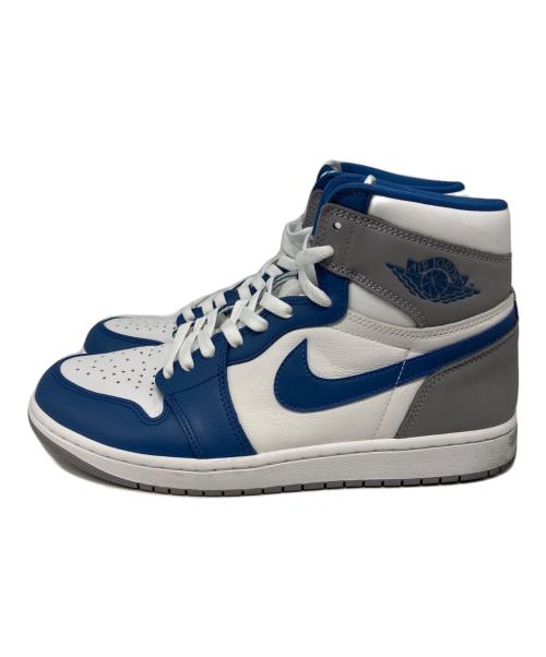 NIKE（ナイキ）NIKE (ナイキ) Air Jordan 1 High OG True Blue/エアジョーダンワンオージートゥルーブルー ホワイト×ブルー サイズ:US 10の古着・服飾アイテム