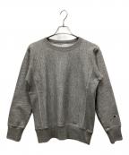 Championチャンピオン）の古着「バースウィーブ(R) クルーネックスウェットシャツ」｜グレー