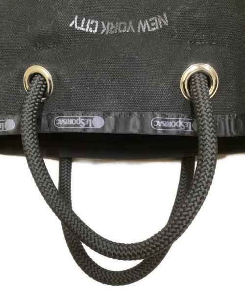 LeSportsac（レスポートサック）LeSportsac (レスポートサック) キャンバス2WAYバッグ ブラックの古着・服飾アイテム