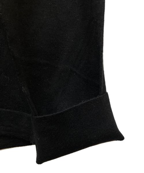 Calvin Klein（カルバンクライン）Calvin Klein (カルバンクライン) ロングスリーブテクニカルメリノウールクルーネックセーター ブラック サイズ:Lの古着・服飾アイテム