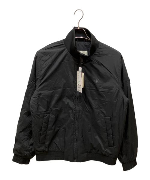 Calvin Klein Jeans（カルバンクラインジーンズ）Calvin Klein Jeans (カルバンクラインジーンズ) PADDED HARRINGTON JACKET(パデッドハリントンジャケット) ブラック サイズ:Mの古着・服飾アイテム