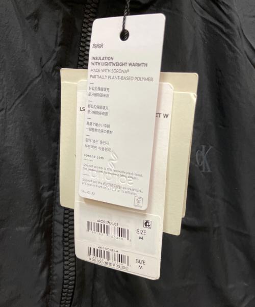 Calvin Klein Jeans（カルバンクラインジーンズ）Calvin Klein Jeans (カルバンクラインジーンズ) PADDED HARRINGTON JACKET(パデッドハリントンジャケット) ブラック サイズ:Mの古着・服飾アイテム