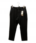 GRAMICCIグラミチ）の古着「GLR ポリエステル トロ ワイドテーパードイージーパンツ」｜ブラック