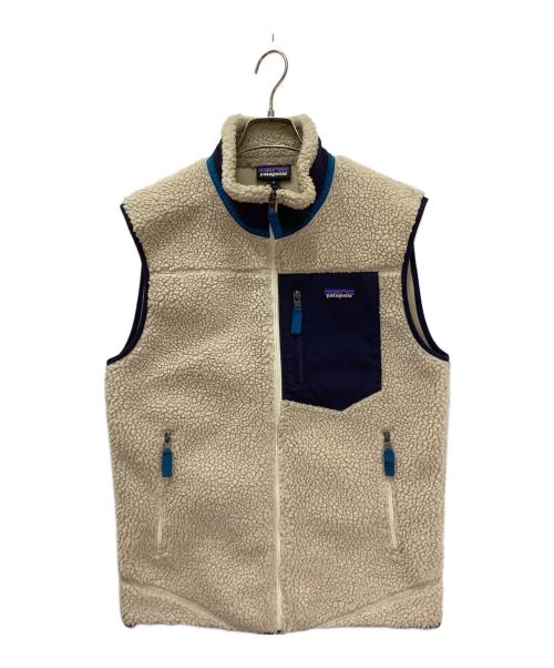 Patagonia（パタゴニア）Patagonia (パタゴニア) Classic Retoro-X Vest/クラシックレトロエックスベスト ベージュ サイズ:Mの古着・服飾アイテム