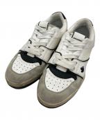 DSQUARED2ディースクエアード）の古着「メイプルリーフ刺繍スニーカー」｜ホワイト