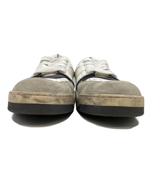 DSQUARED2（ディースクエアード）DSQUARED2 (ディースクエアード) メイプルリーフ刺繍スニーカー ホワイト サイズ:42の古着・服飾アイテム