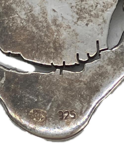 DIOR HOMME（ディオール オム）DIOR HOMME (ディオール オム) スカルネックレス ブラック×シルバーの古着・服飾アイテム