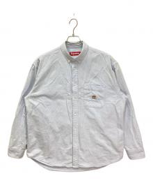 SUPREME（シュプリーム）の古着「LOOSE FIT FLANNEL OXFORD SHIRT/ルーズフィットフランネルオックスフォードシャツ」｜ブルー