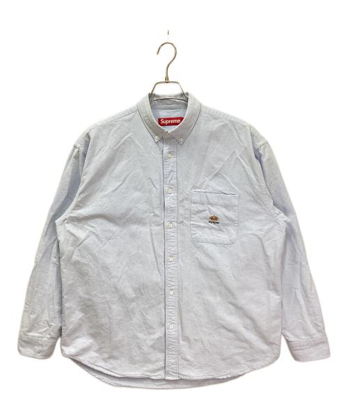 SUPREME（シュプリーム）Supreme (シュプリーム) LOOSE FIT FLANNEL OXFORD SHIRT/ルーズフィットフランネルオックスフォードシャツ ブルー サイズ:Mの古着・服飾アイテム