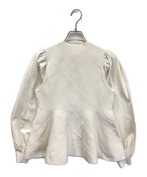 CELFORD（セルフォード）CELFORD (セルフォード) ペプラムニットセットアップ アイボリー サイズ:36の古着・服飾アイテム