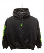 HUFハフ）の古着「MEGABLAST HOODIE」｜ブラック
