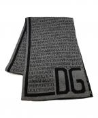 DOLCE & GABBANAドルチェ＆ガッバーナ）の古着「ロゴストール」｜ブラック